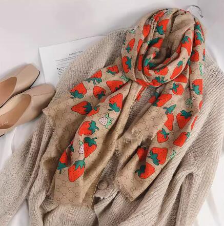 Print autumn and winter thin scarf or shawl